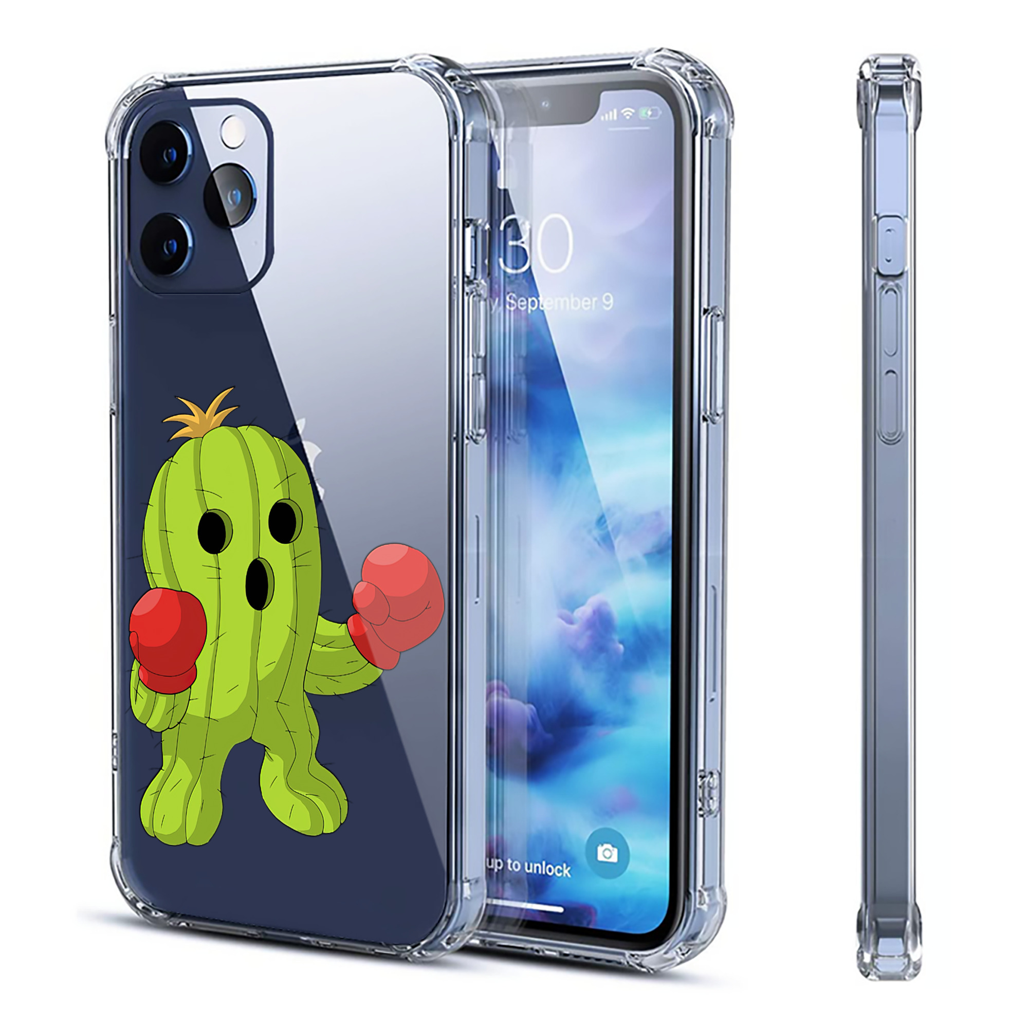 （画像用） Digimon デジタルモンスター/デジモン 【iPhone 12シリーズ対応】透明スマホケース（クリアソフトケース）